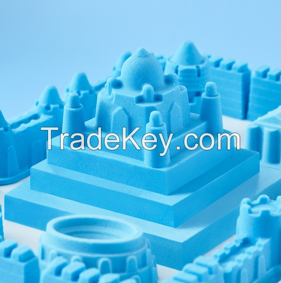 Blue color Magic Sand modelling sand