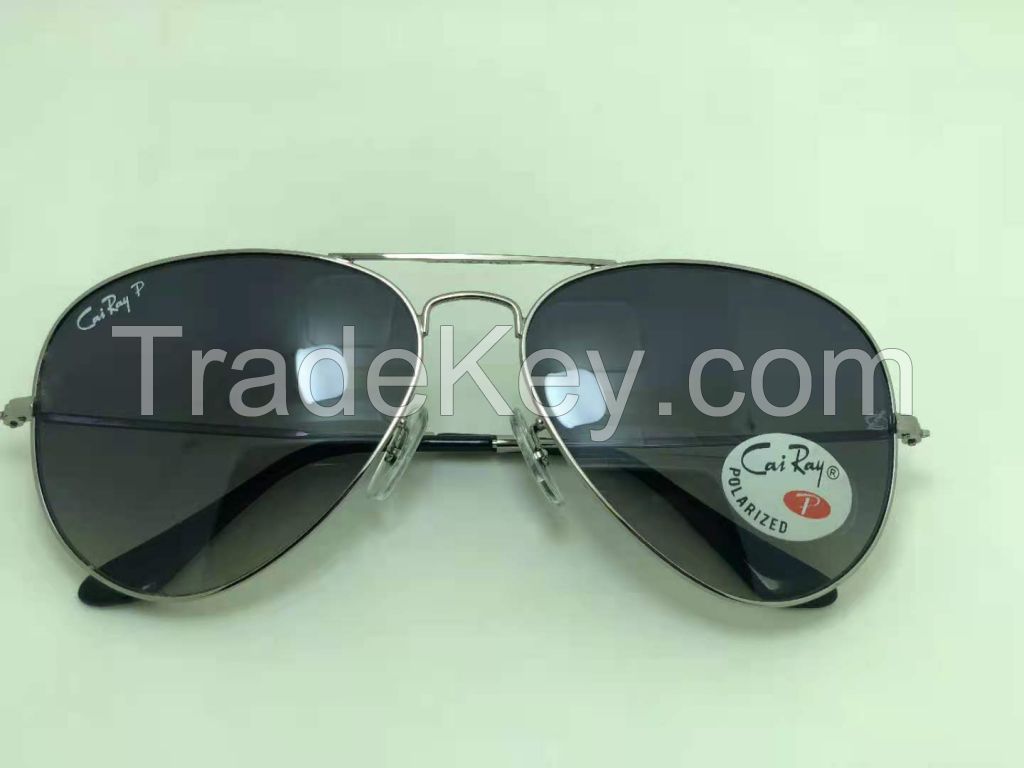 polarized sunglasses Cai Ray CR3025 aviator gradient polarized lens promotion