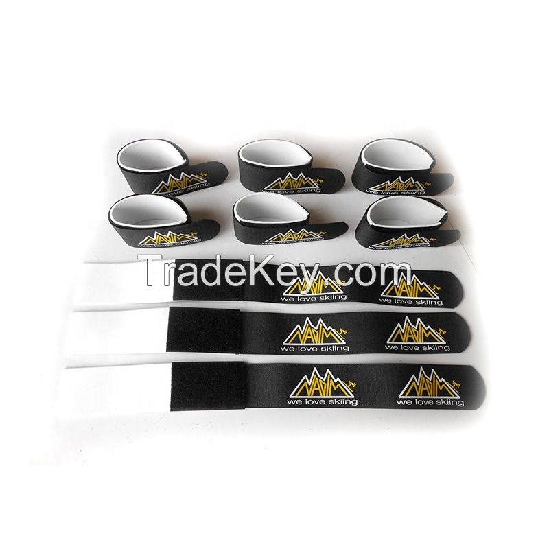 50*450mm trade assurance logo printed alpine ski straps