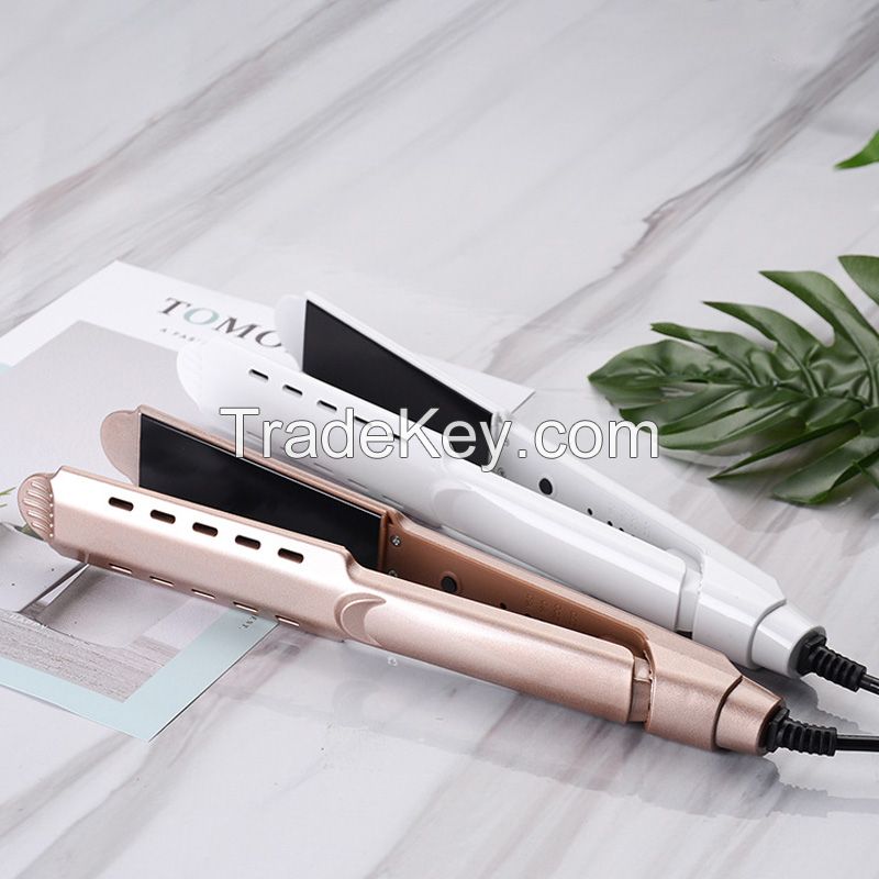 450F 1Inch Ceramic Steam Flat Iron Hair Straightener