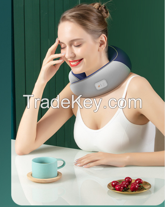 Electric pulse Back rechargeable Neck Cervical Vertebra massager 