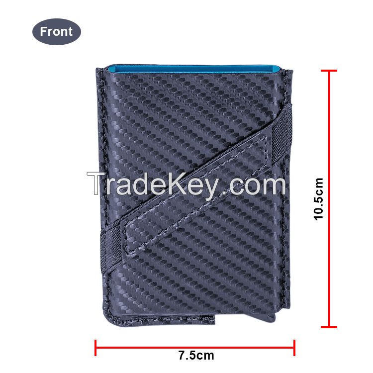 Modern Slim Minimalist RFID Business Credit Card Holder for Men Small Leather Card Case Wallets