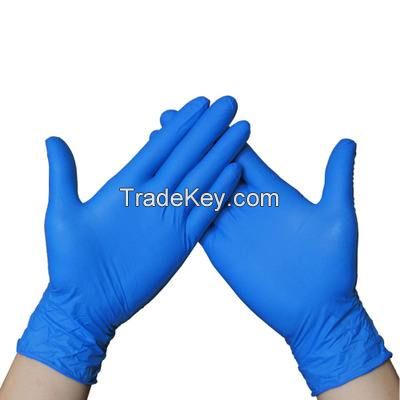 9&#039; disposable nitrile glove ice blue