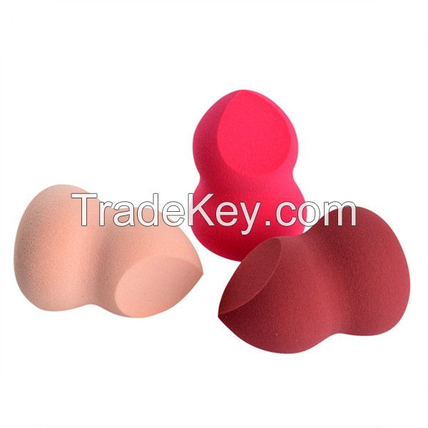 custom logo Soft tear drop egg shape non Latex Free make up Foundation 3D blender beauty cosmetic powder puff face makeup sponge