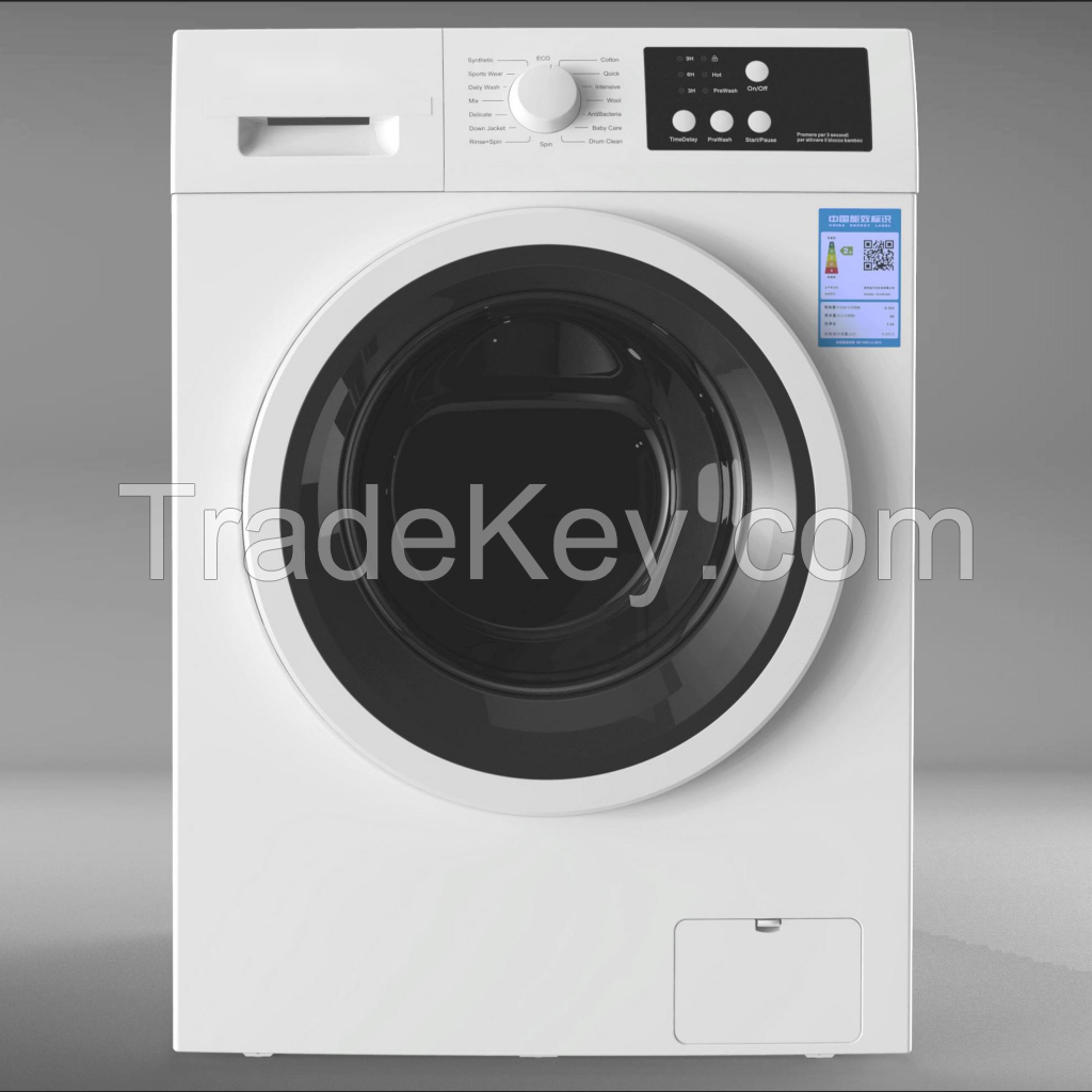 8kg fully automatic front loading washing machine G0801