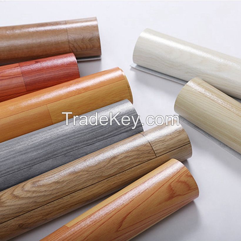 PVC Vinyl Flooring Rolls with Wear-Resistant, Anti-Slip, Waterproof, Fire-Proof; for Sports, Office, School, Commercial, Kinderarten, Shop