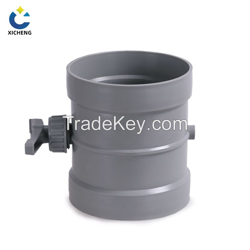 plastic manual air valve /Butterfly Damper Valve manual for control th