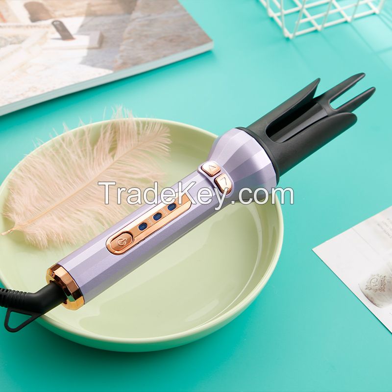 New design automatic hair curler with comb 3 heat setting constant temperature fast heating hair styling curle