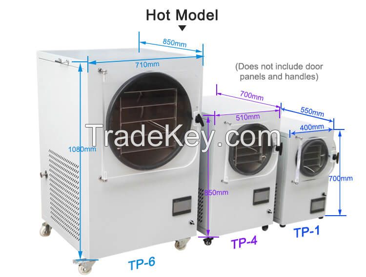 low cost affordable home food freeze dryer lyophilizer equipment for fruit and vegetable and herbal and pet food