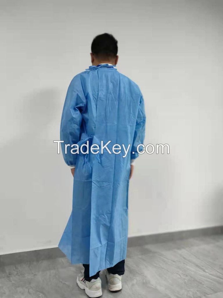 non woven isolation gown