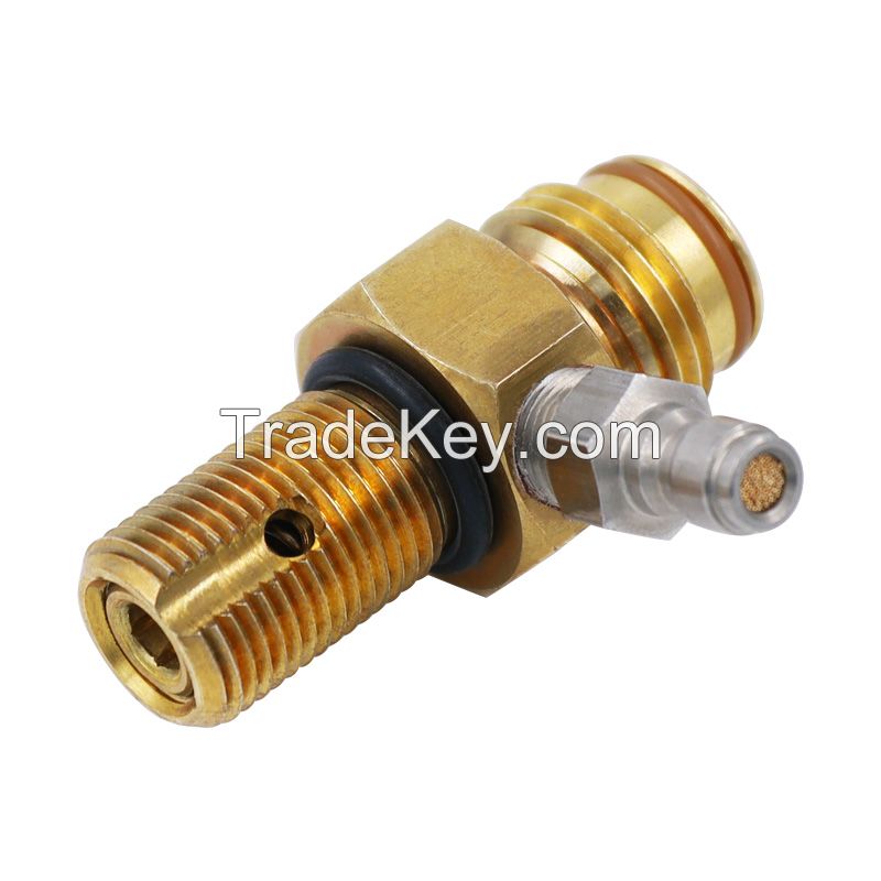 Paintball 5/8-18UNF Thread Replacement Valve CO2 Tank Brass Pin Valve