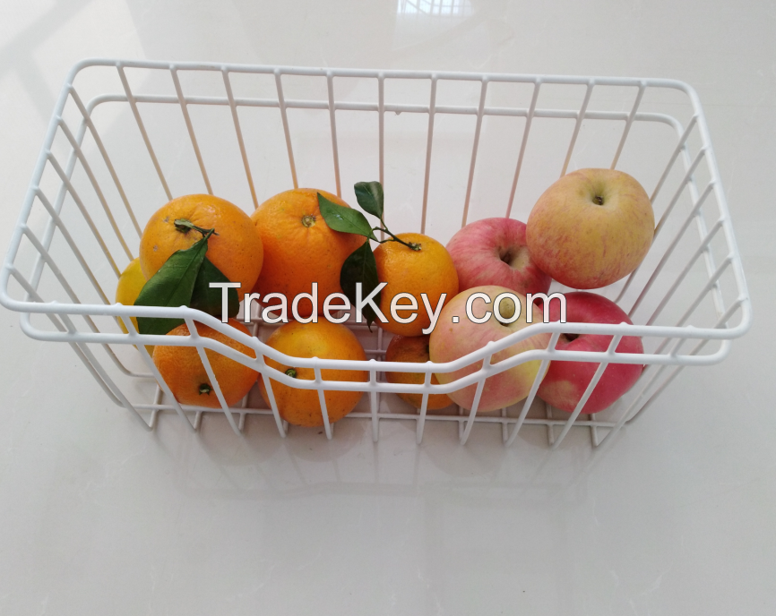 Polyresin Coating  Wire Storage Basket  Freezer Hanging Basket