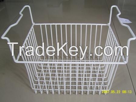 Polyresin Coating  Wire Storage Basket  Freezer Hanging Basket