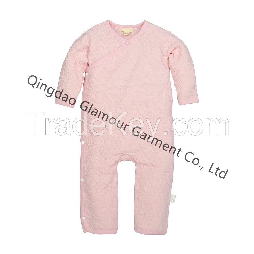 2021 Newborn Baby Cotton Bamboo Fiber Rompers Infant Jumpsuit One Piece Pajamas