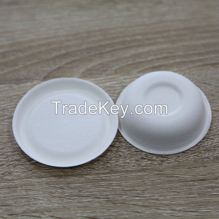 Disposable biodegradable sauce cup white salad cup