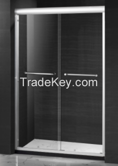 Hotel Custom Barn Style Sliding Bypass Shower Doors