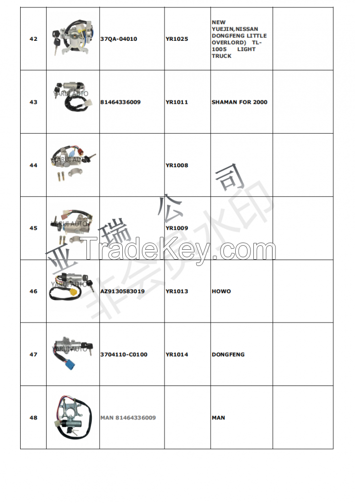 IGNITION SWITCH FOR FOR LUCAS 35670 34228 112R