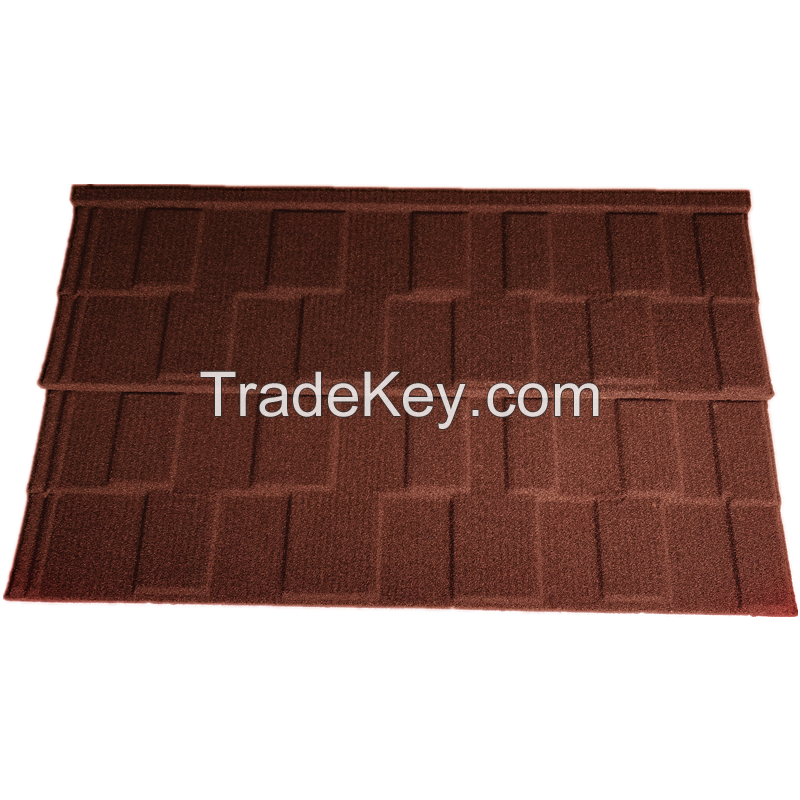 Cheap Lightweight Zinc Corrugated Roofing Stone Coated Metal Steel Roof Tiles with Rich Color