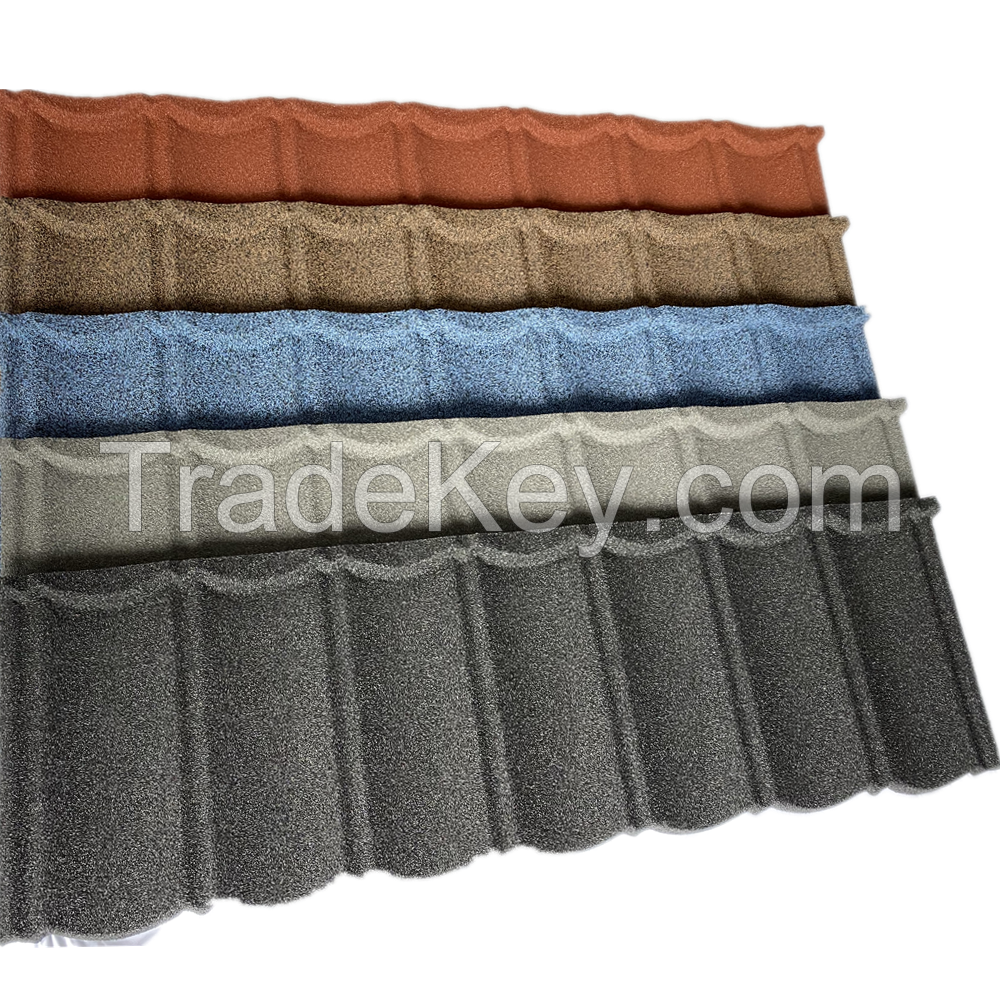 Stone Coated Metal Roof Tile Bond Tiles for Villas