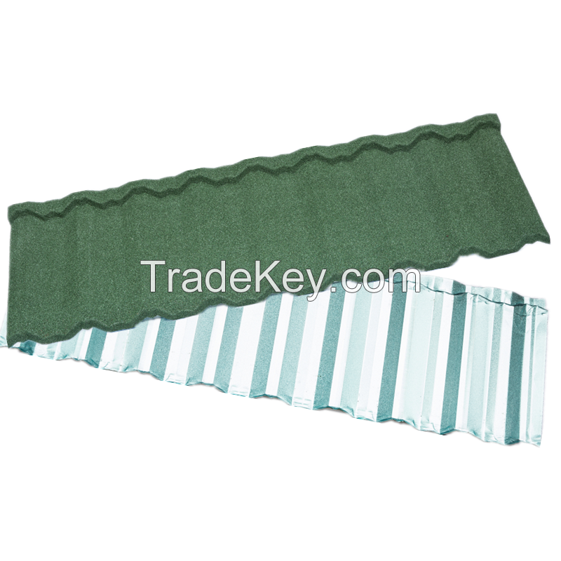 Best Selling Metal Roof Tiles color-coated steel roof tile with sand-coated