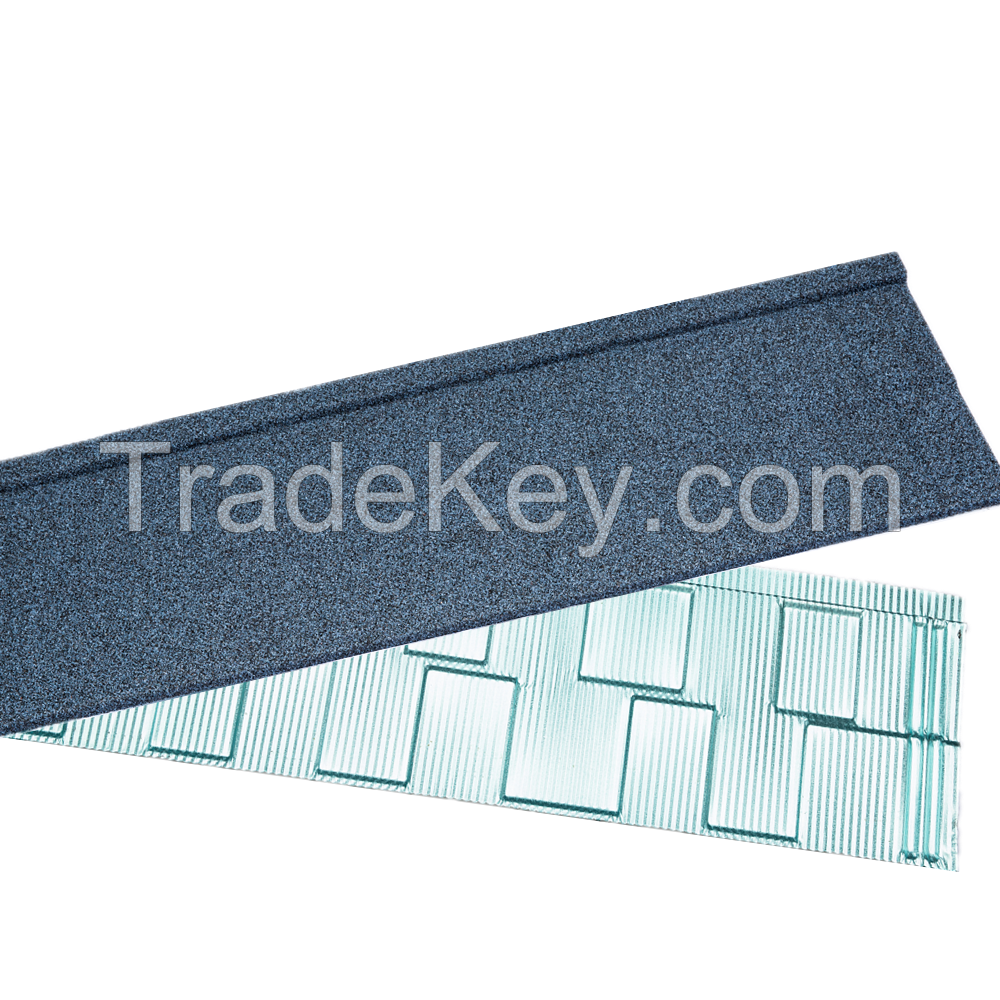 Cheap Lightweight Zinc Corrugated Roofing Stone Coated Metal Steel Roof Tiles with Rich Color