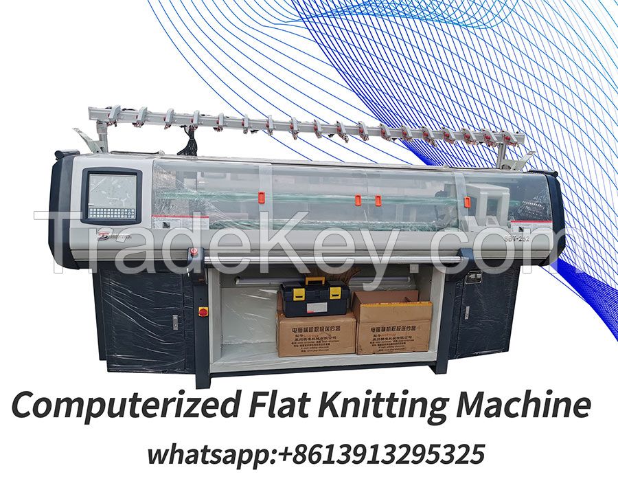 computerized flat knitting machine