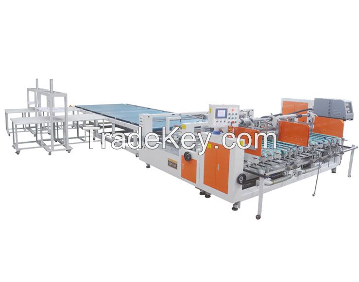 AB-pieces semi-automatic flute laminating machine