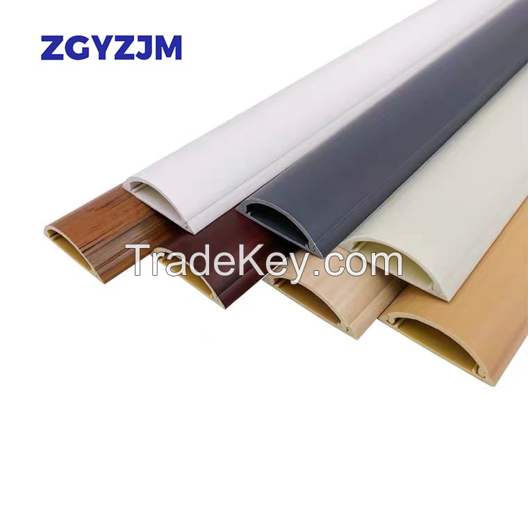 Strong resistance to trample PVC wire hider for floor cable raceway