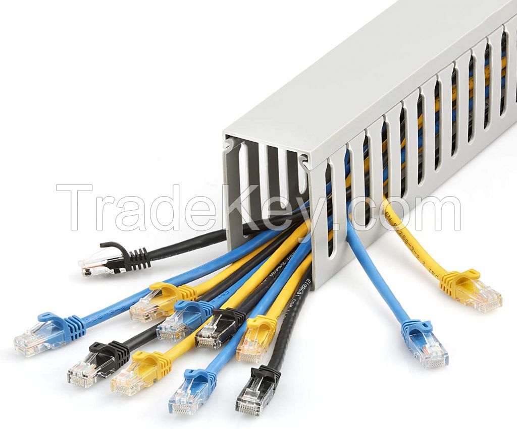 PVC Industrial wire duct cable management raceway slot