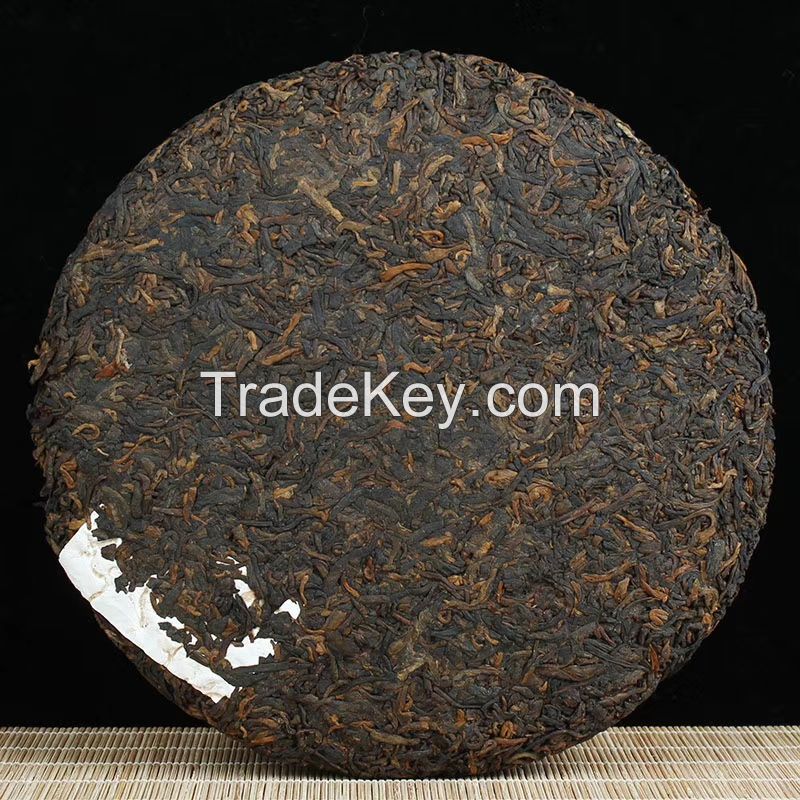 Wholesale Health Chiese Yunnan 357g  Shu Puerh Slimming Ripe Puer tea cake