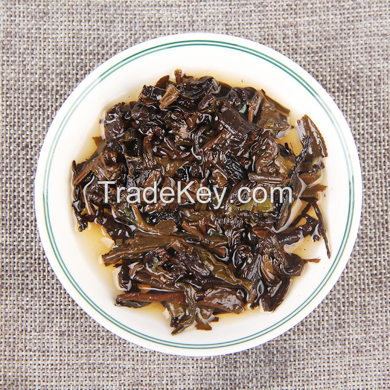 OEM/ODM Private label 5g*4 Sticky Rice Fragrance Yunnan Ripe Shu Puer Detoxification Slimming  Biscuit Tea