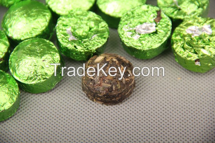 Factory Supply 5g Detox Mini Sheng Puerh Raw Puer Sticky Rice Flavor Yunnan Mini Tuo Cha Tea