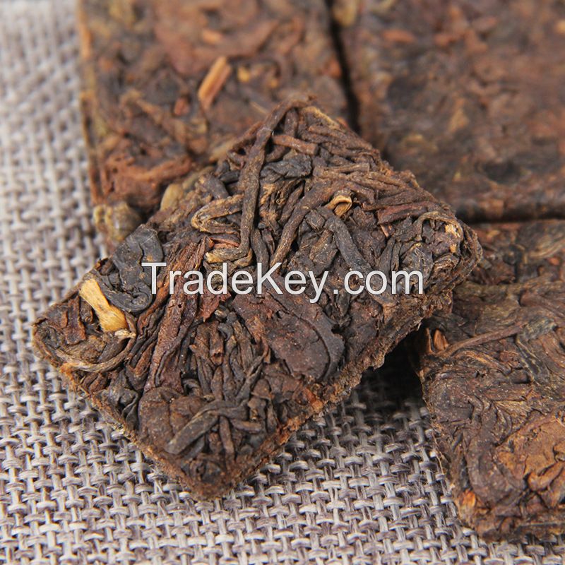 Wholesale Bulk 5g*4 Bulk Yunnan Shu Puerh Weight Loss Skinny Ripe Puer Biscuit Tea