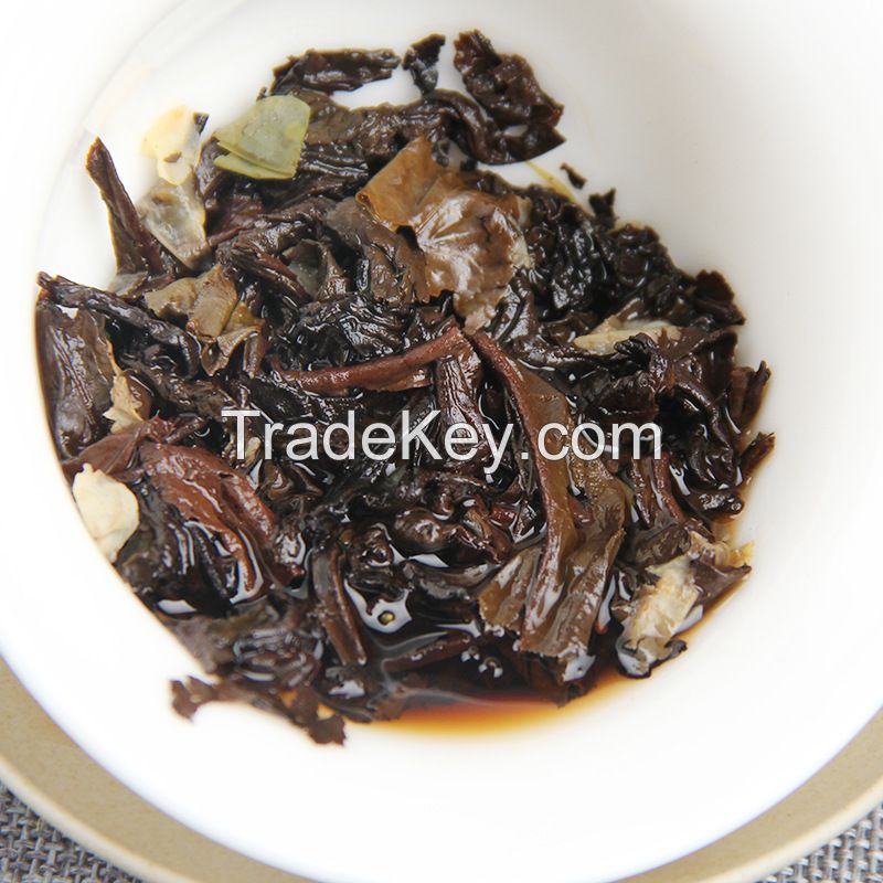 Wholesale Natural Boosting Immune Yunnan Pure Shu Puer Ripe Puerh Blended with Jasmine 5g Mini Tuo Cha Tea