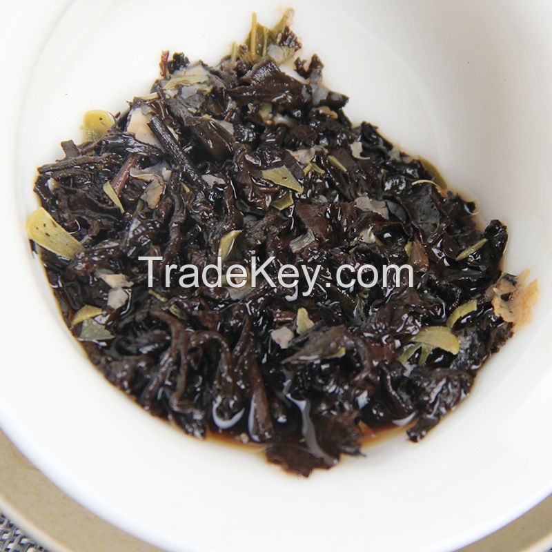 Wholesale Bulk Loose Yunnan Shu Puer Mixed with Rose Flower Tea Weight Loose Mini Tuo Cha