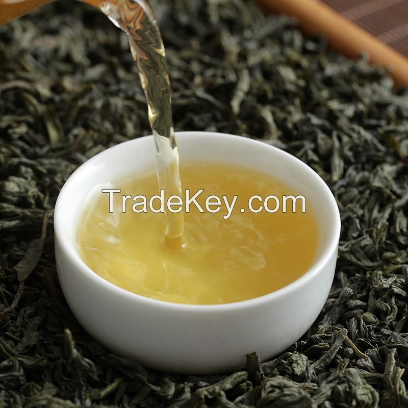 Wholesale Bulk EU Standard #4 Yunnan High Mountain Steamed Enzyme Green Tea with Low Tea Price