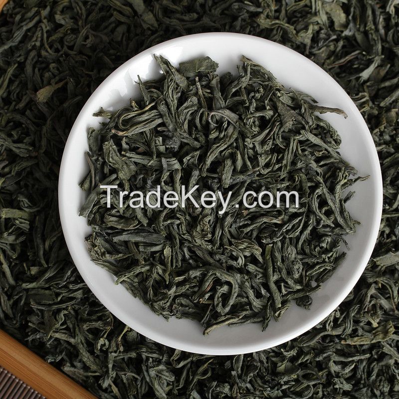 Wholesale Bulk EU Standard #4 Yunnan High Mountain Steamed Enzyme Green Tea with Low Tea Price