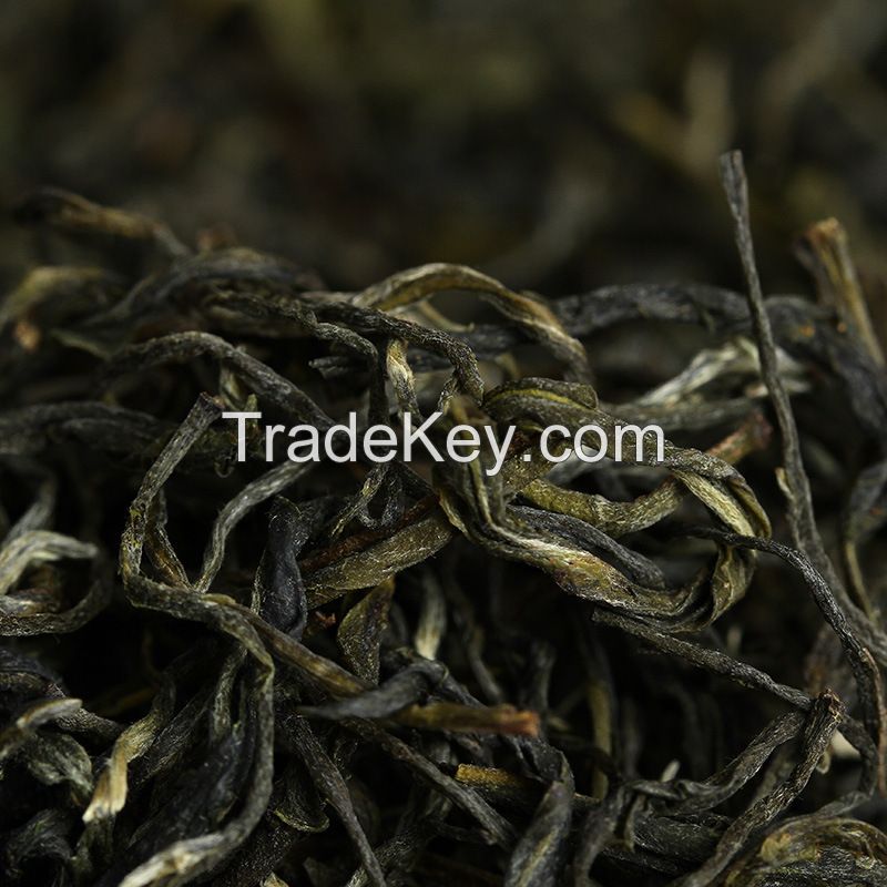 Wholesale Chinese Health Bulk HACCP ISO Natural Yunnan #3 Maofeng Fried Green Tea in Low Tea Price