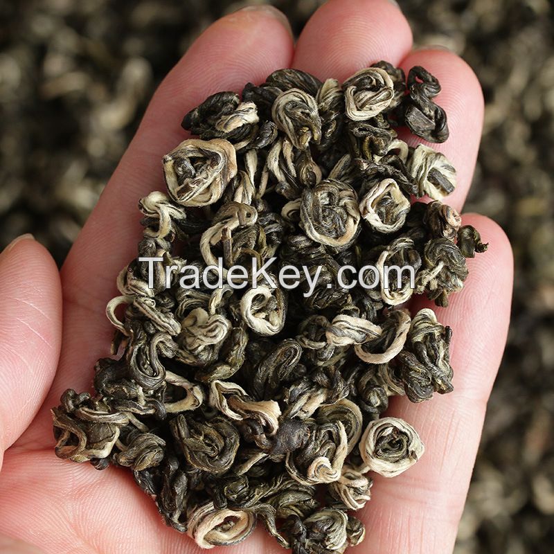 Wholesale FDA organic #3 Chinese Healthy Yunnan High Mountain Fragrant Bi Luo Chun Green Tea with Good Tea Price