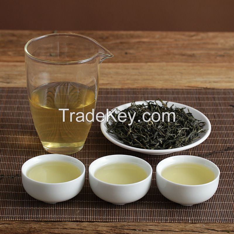 Wholesale Chinese Health Bulk HACCP ISO Natural Yunnan #3 Maofeng Fried Green Tea in Low Tea Price