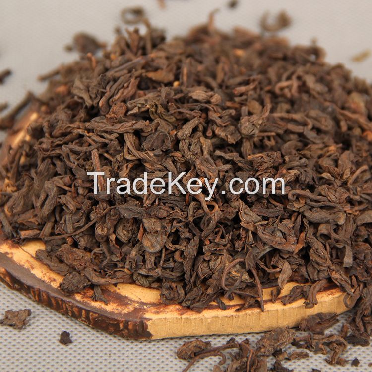 Hot Sale EU Standard #5 Chinese Yunnan Fermented Shu Puerh Weight Loss Loose Ripe Puer Tea