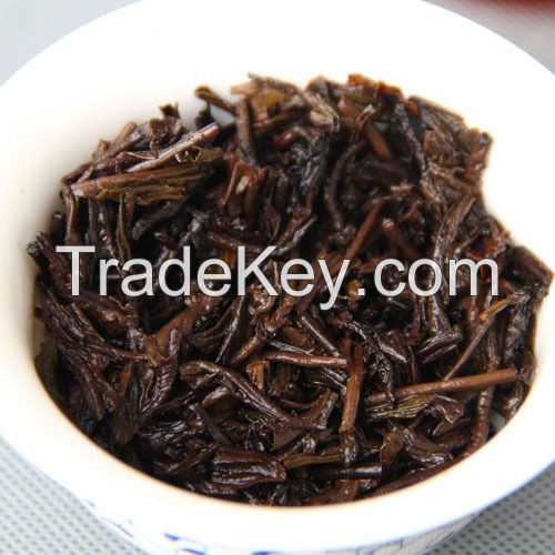 Wholesale Bulk Yunnan Menghai #1 Ripe Puerh Fat Burner Health Skinny Loose Shu Puer Tea