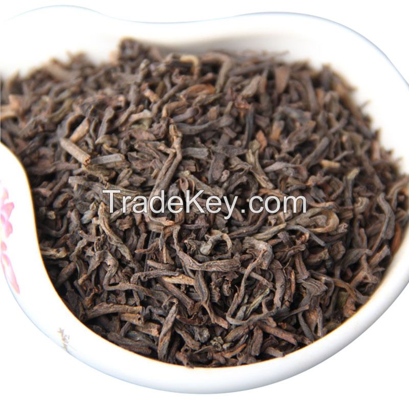 Wholesale Bulk Yunnan Menghai #1 Ripe Puerh Fat Burner Health Skinny Loose Shu Puer Tea