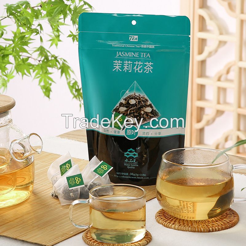 Hot Sale Cutsomized Chinese Natural Loose Leave Fragrant 2g*15 Jasmine Green Tea in Tea Bag