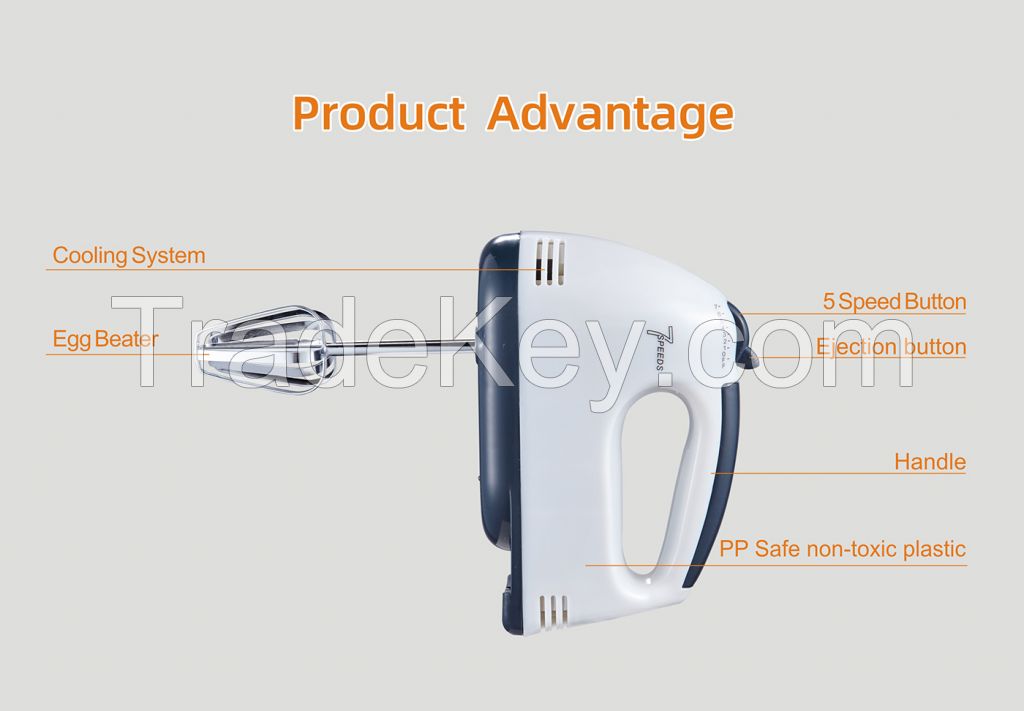 100W 7 Speeds hand mixer egg beater