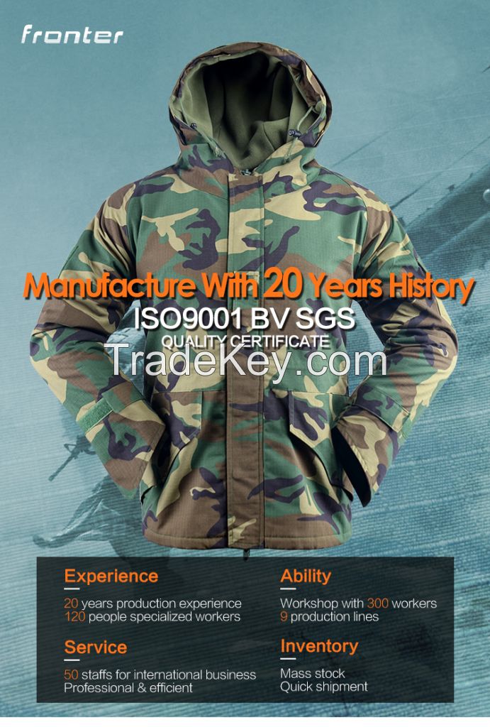 Outdoor Waterproof Breathable G8 Military Tactical Jacket