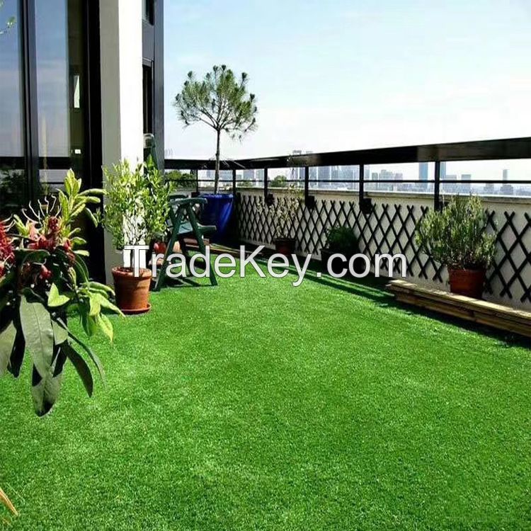 garden realistic natural artificial grass wholesale synthetic turf