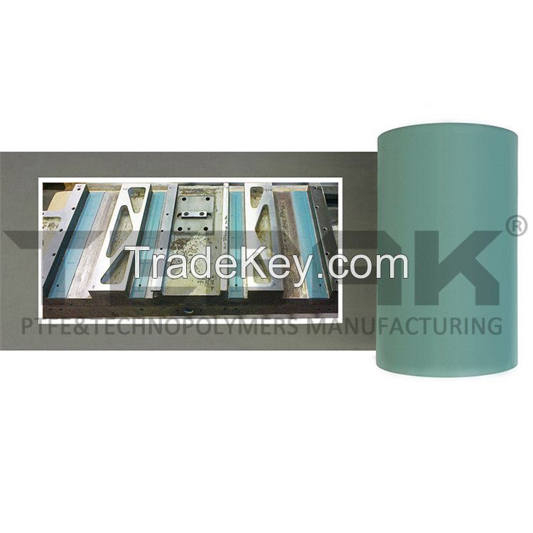 low price PTFE Green Soft slideway Turcite B sheet with glue