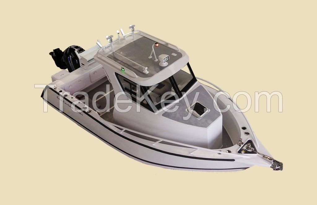 6.1m aluminum alloy fishing boat