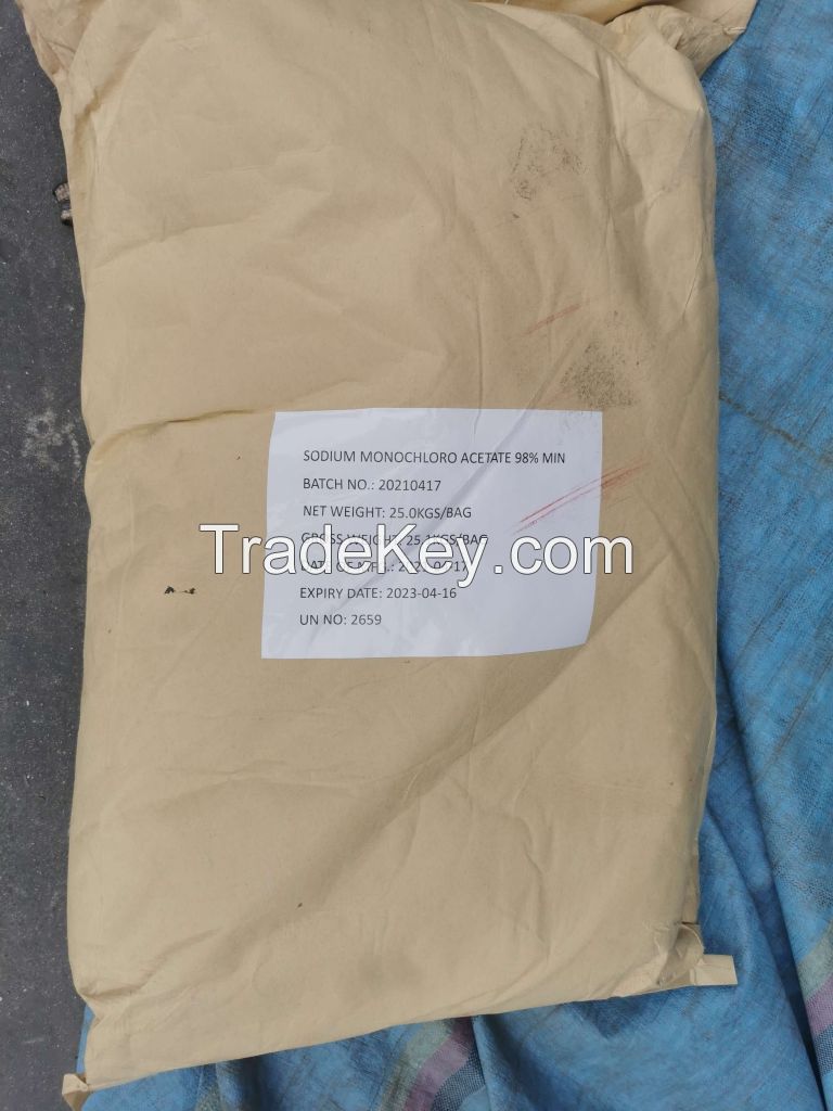 Sodium chloroacetate/Sodium monochloracetate with best price CAS No.:3926-62-3